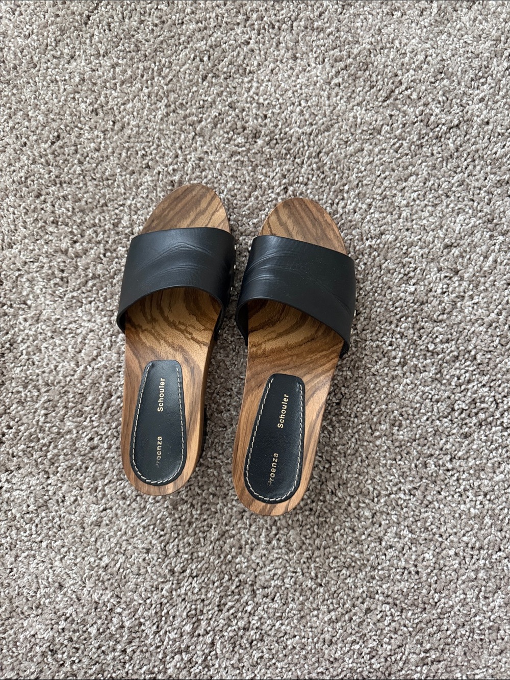 Proenza Schouler black slides